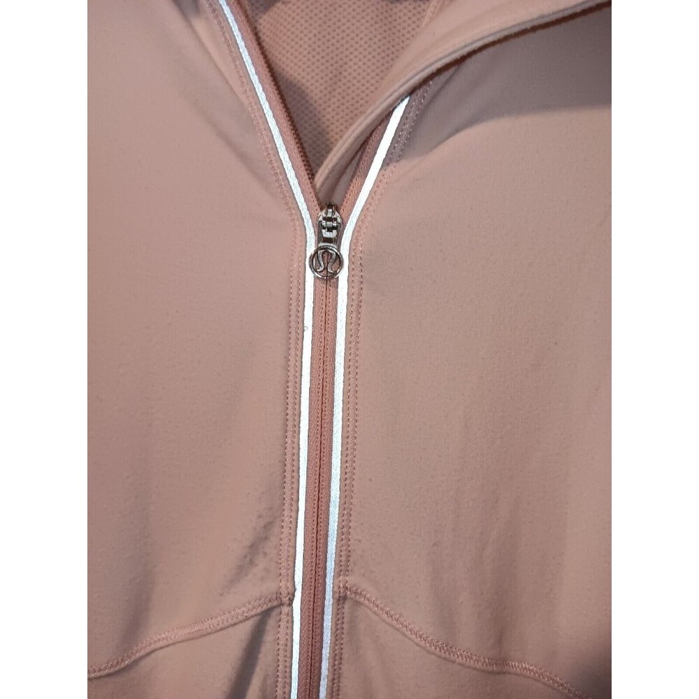 Lululemon Star Runner Pullover Jacket Womens 6 Pretty Pink Pastel Rulu Sweater - Picture 2 of 7